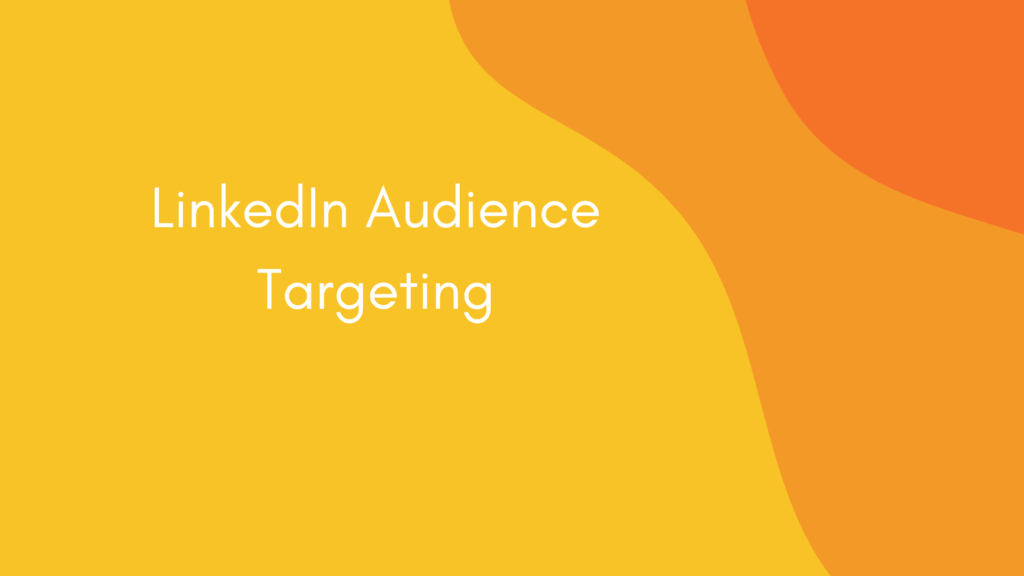 All you need to know about LinkedIn Audience Targeting